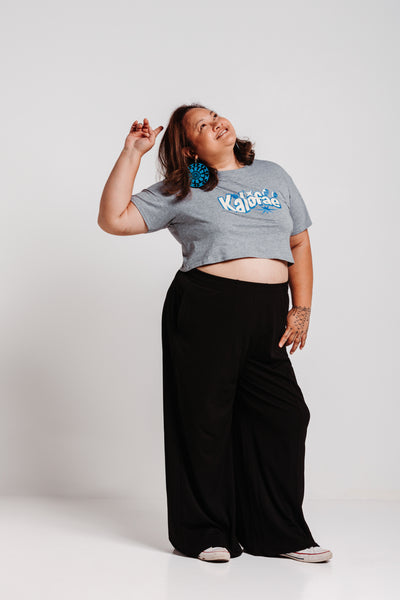 Kalofae Women’s crop top - Measina Treasures of Samoa