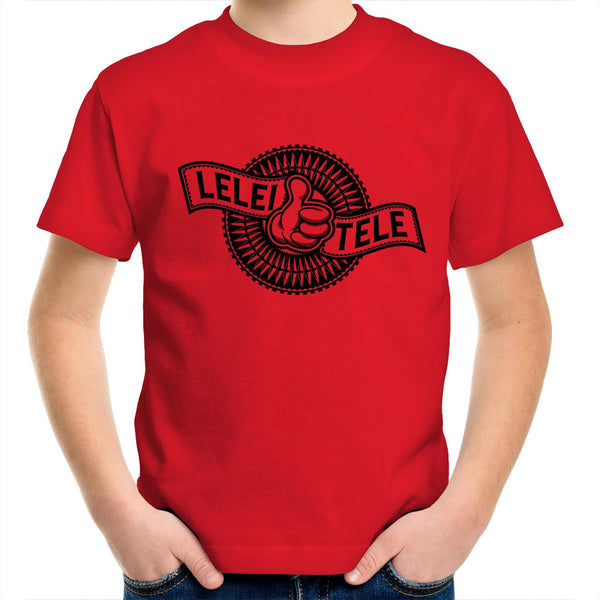 Lelei Tele AS Colour Kids Youth Crew T-Shirt - Measina Treasures of Samoa