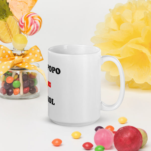 Pani Popo Patrol White glossy mug US - Measina Treasures of Samoa