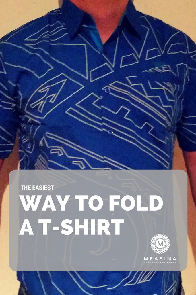The Easiest Way to Fold a T-Shirt