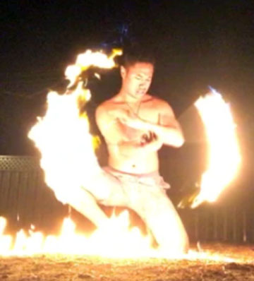 Measina Siva Afi (fire knife dance)