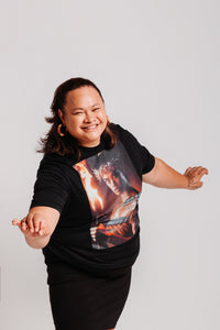 Siva Afi Warrior Prin 2 Unisex t-shirt - Measina Treasures of Samoa