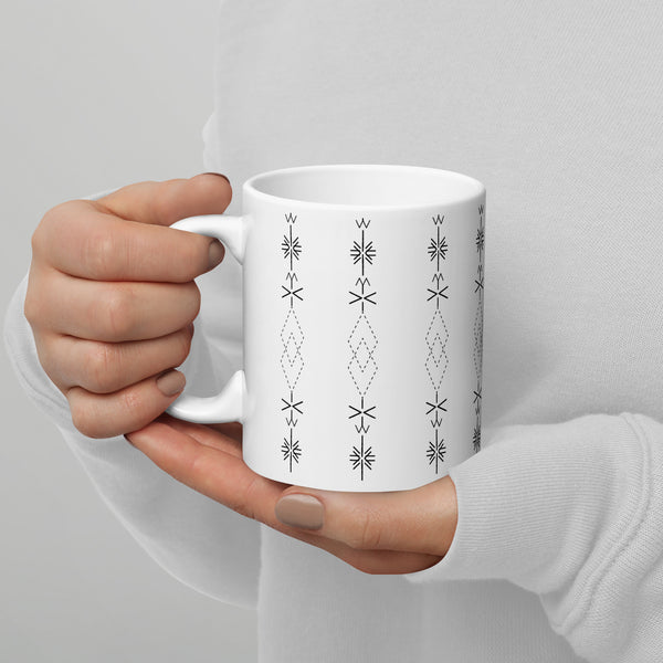 Mother and Child White glossy mug - Measina Treasures of Samoa