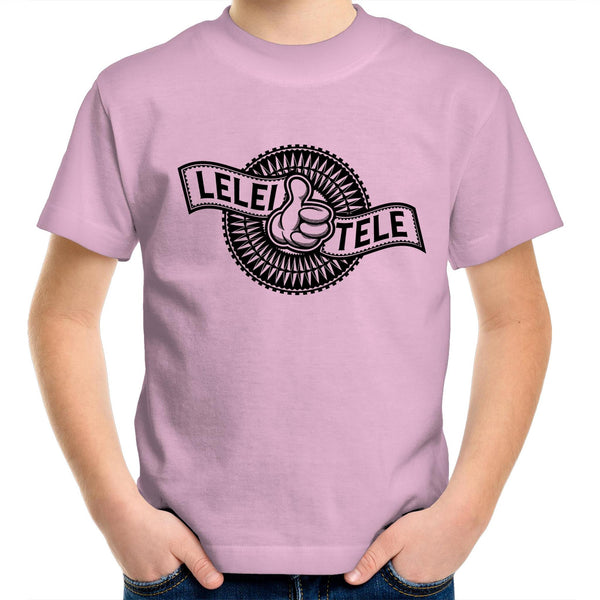Lelei Tele AS Colour Kids Youth Crew T-Shirt - Measina Treasures of Samoa