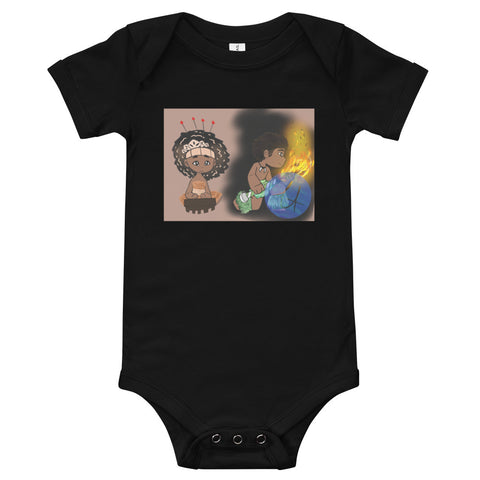 Ese Anime Baby short sleeve one piece - Measina Treasures of Samoa