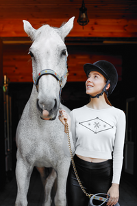 Malu Long Sleeve Crop Tee - Measina Treasures of Samoa