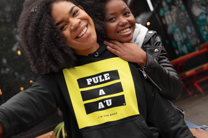 Pule A A'u - I am the Boss - Pocket Hoodie Sweatshirt - Measina Treasures of Samoa