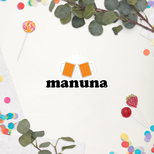 Manuna Bubble-free sticker USA - Measina Treasures of Samoa