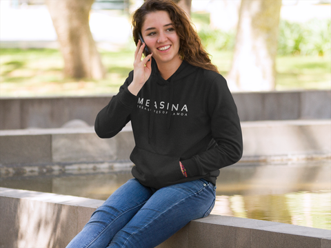 Measina Official Logo Pocket Hoodie Sweatshirt - Measina Treasures of Samoa